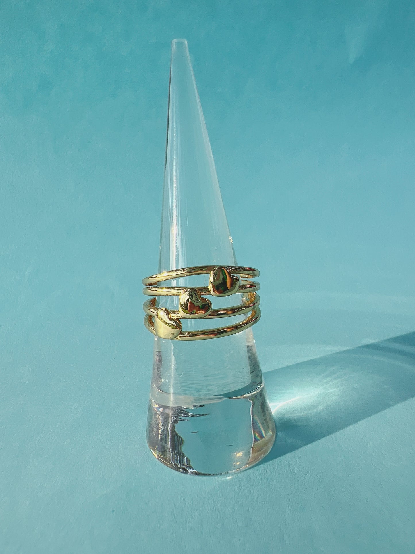 Anillo - Tres Corazones