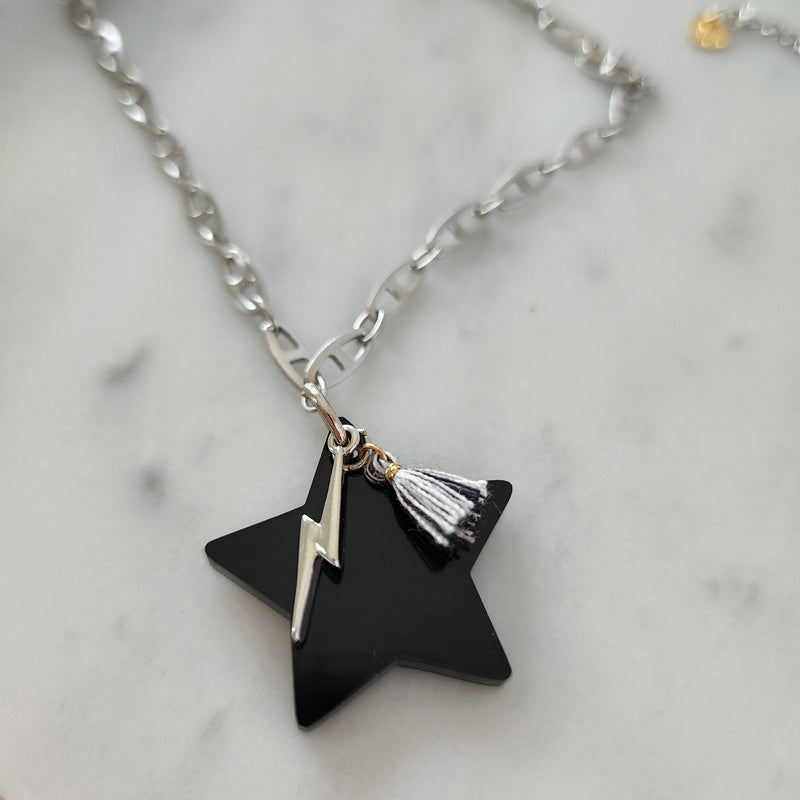 Necklace - Acrylic Heart