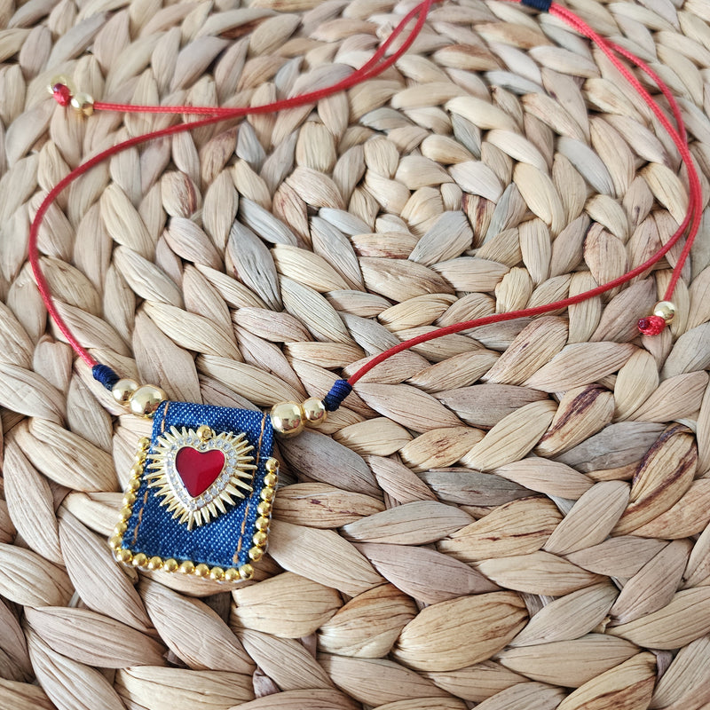 Necklace - Acrylic Heart