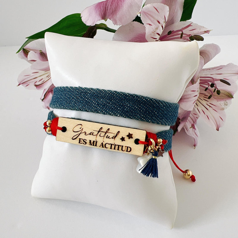 Pulseras - Gratitud es mi actitud
