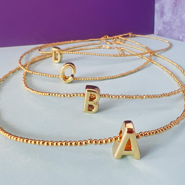 Collar - De la A a la Z Goldplated