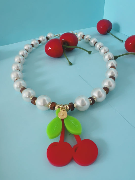 COLLAR - Choco Cherry