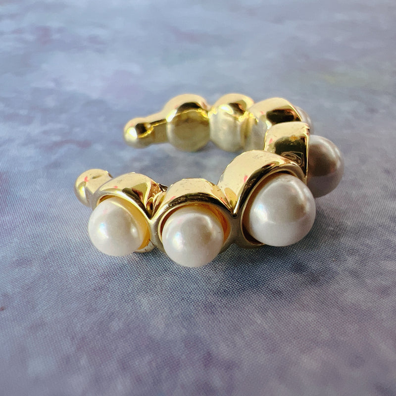 EARCUFF DE PERLAS