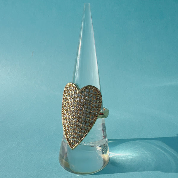 Anillo - Corazon Zirconia