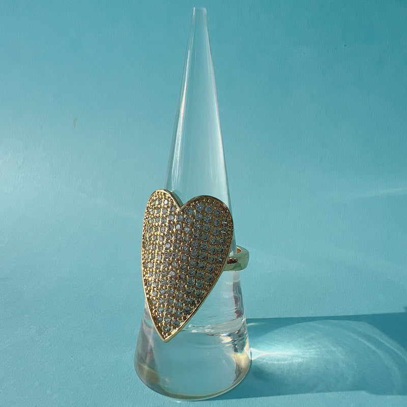 Anillo - Corazon Zirconia