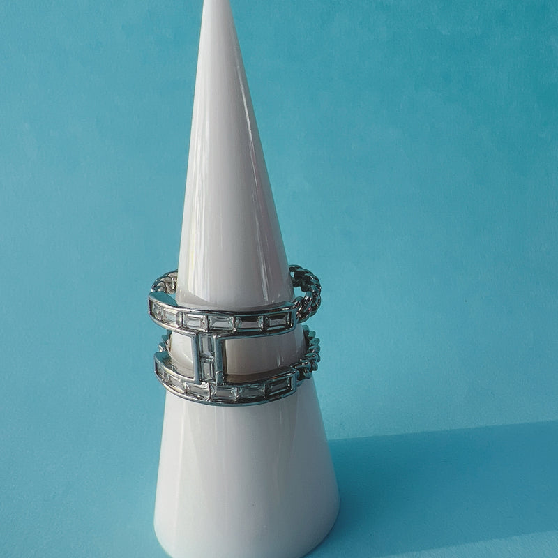 Anillo - Plata y Zirconia